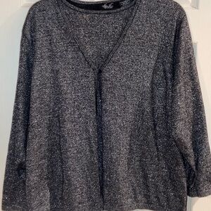 Kathie Lee Collection Charcoal Sweater